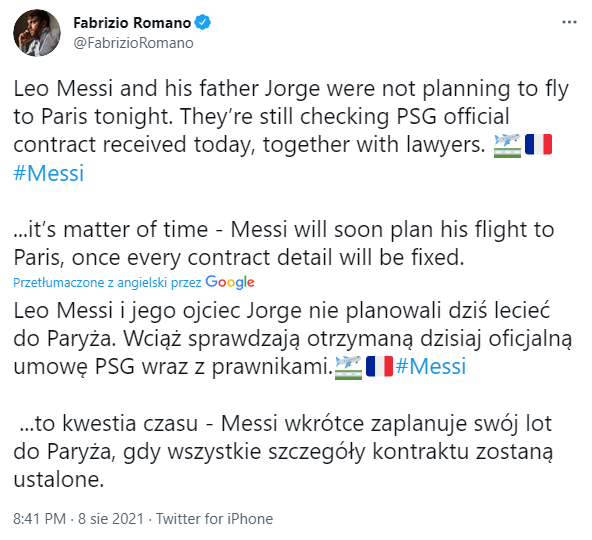 Szykuje się PODRÓŻ Messiego i jego ojca do siedziby nowego klubu!